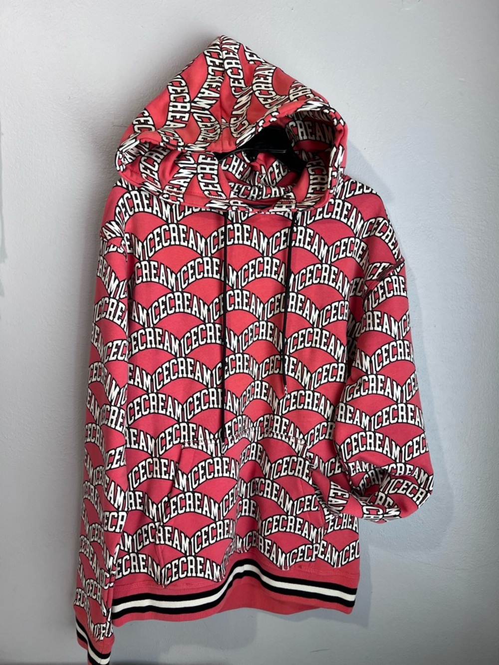 Icecream red All-Over Logo mens Hoodie